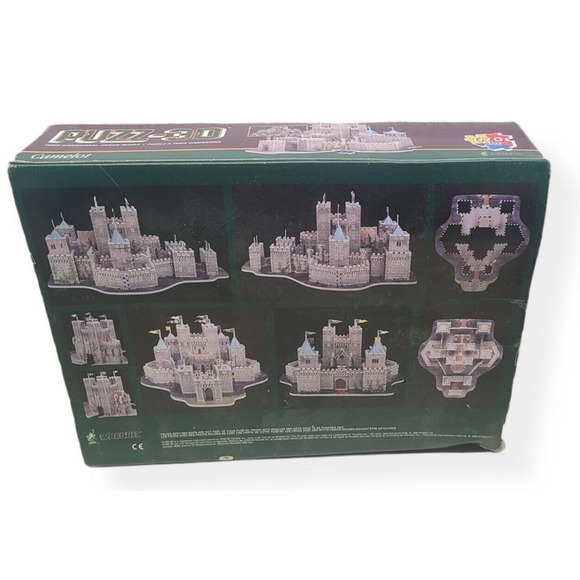 Puzzle 3D Camelot Castle 620 Piece Jigsaw Puzzle complete used Wrebbit jigsaw - Picture 2 of 4